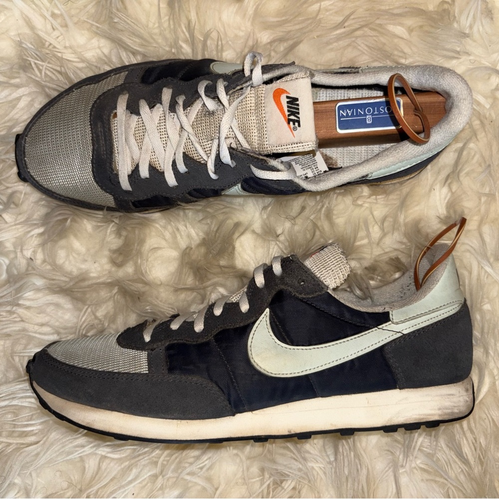 Nike Men's Athletic Shoes in Black, Gray, White, and Light Blue
